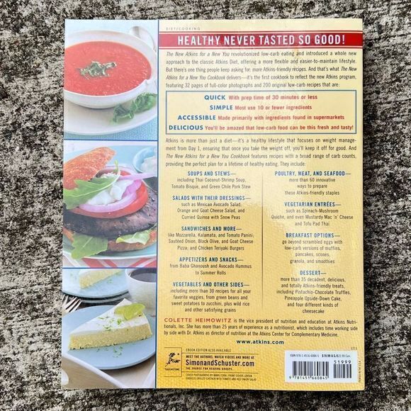 The New Atkins For A New You Cookbook - Picture 2 of 5